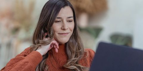 Businesswoman working in office